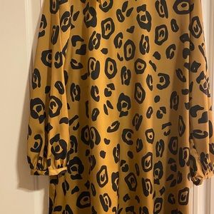 Animal print dress